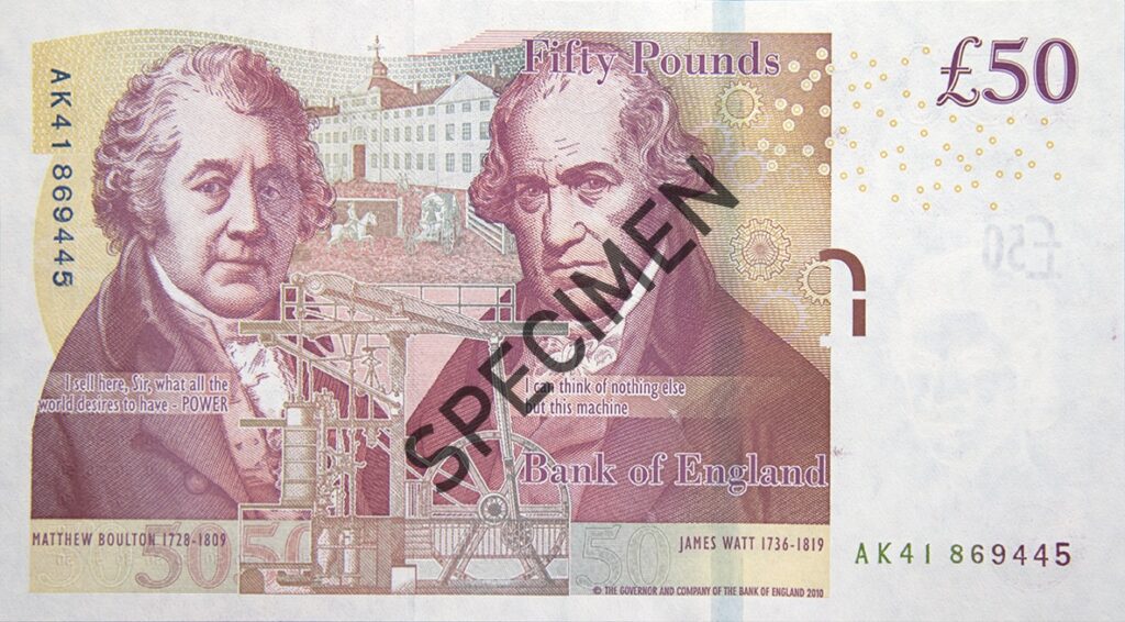 James Watt Banknote